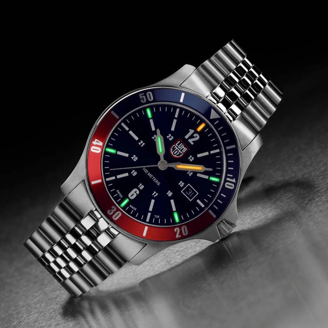 Luminox Nordic 0920 Quartz Stål, Pepsi Luminox