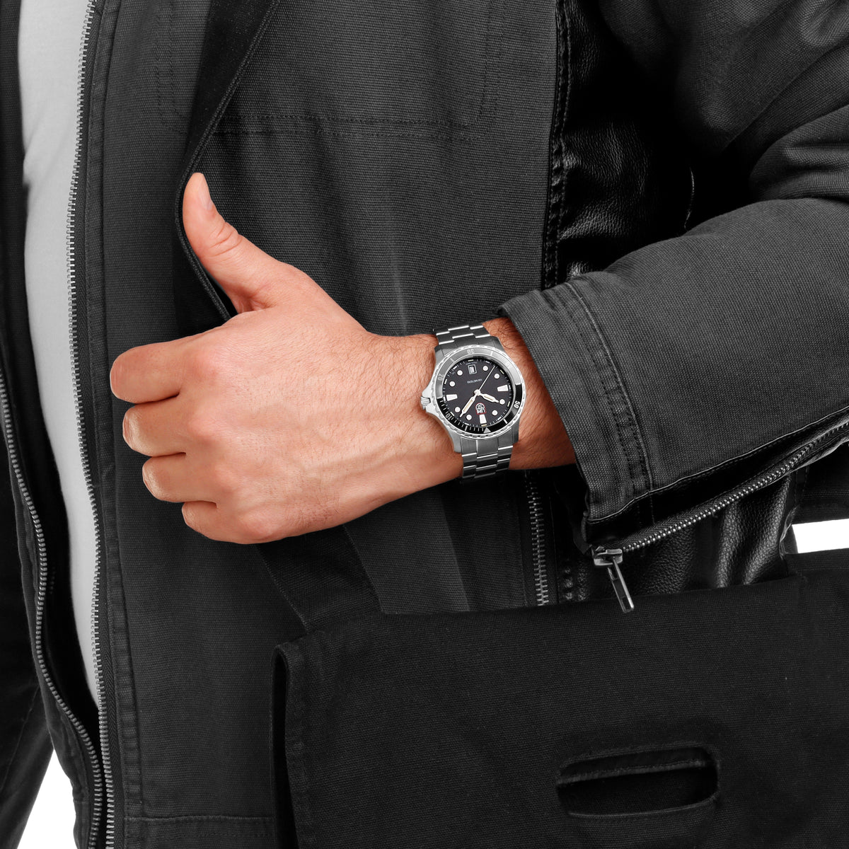 Luminox Nordic III SS, Sort Luminox
