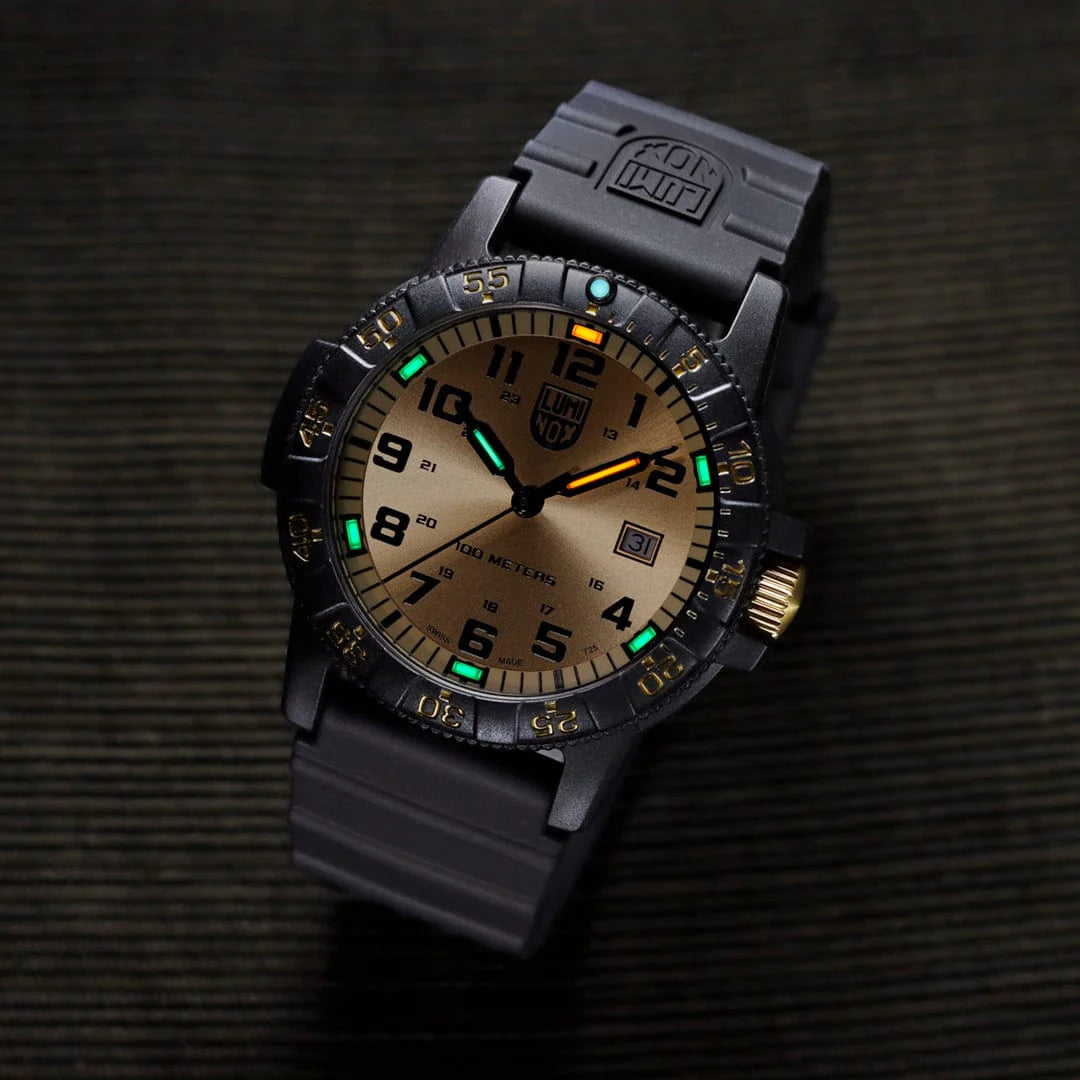 Luminox Leatherback Sea Turtle, Sort/Champagne Luminox