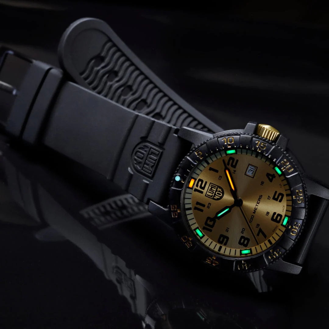 Luminox Leatherback Sea Turtle, Sort/Champagne Luminox