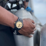Luminox Leatherback Sea Turtle, Sort/Champagne Luminox