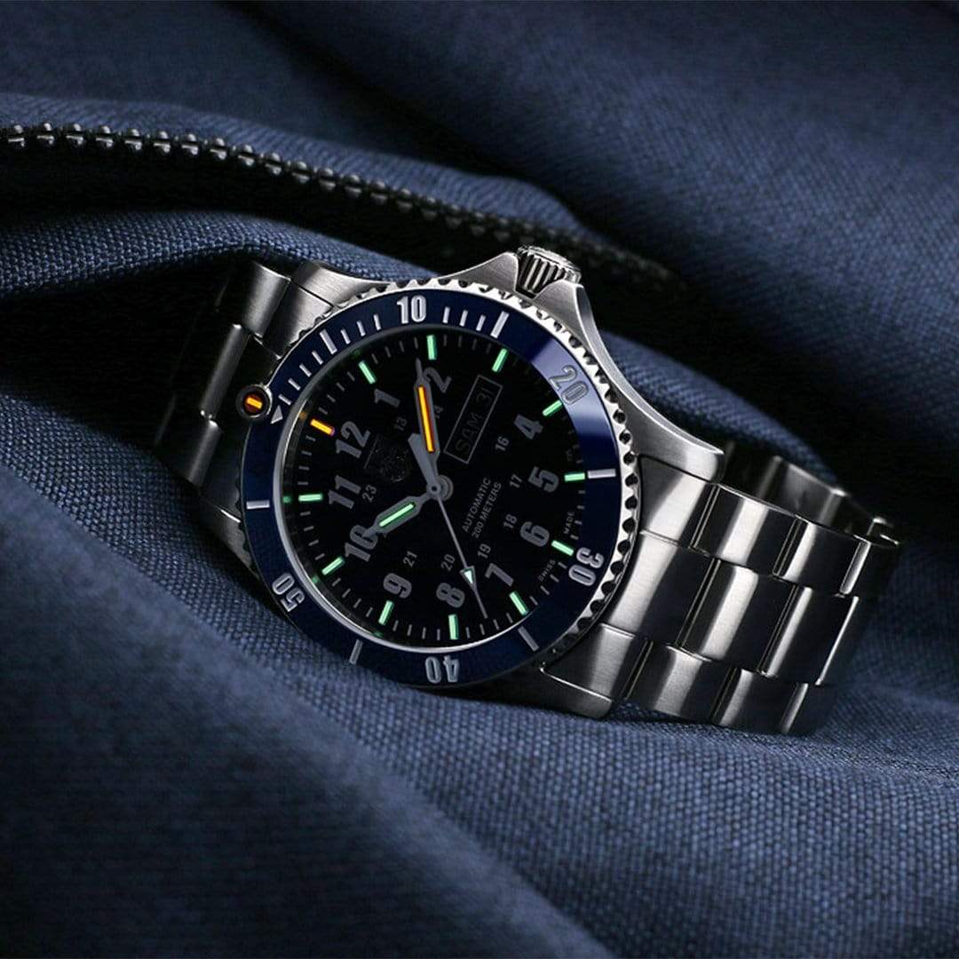 Luminox Sport Timer Automatic, Blå/Stål, 42 mm Luminox