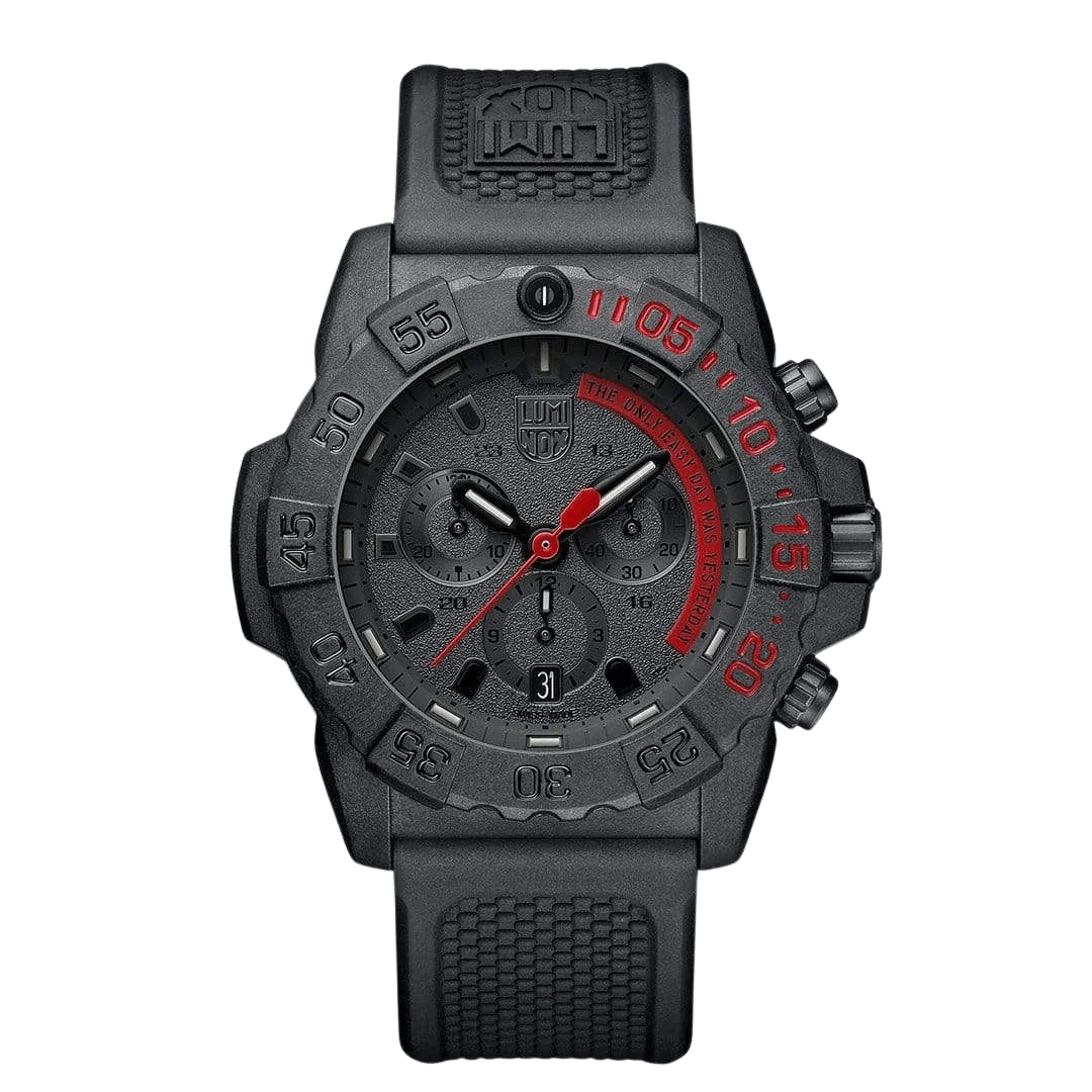 Luminox Navy Seal Sort/Rød, 45 mm Luminox