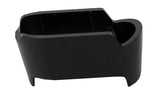 Magasinstykke G-Serie sort farve bagfra, til Glock pistoler.