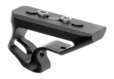 Metal CNC kort Angled Greb, Sort Metal Airsoft