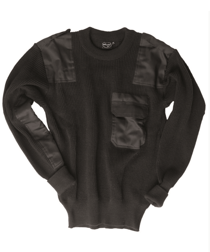 Miltec Sweater, Sort Miltec