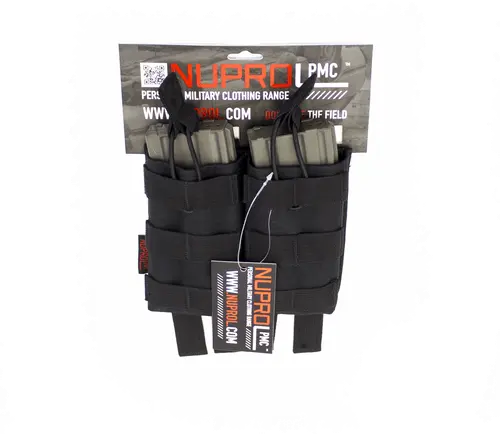 Nuprol PMC Dobbelt magasin lomme, M4, Sort Nuprol