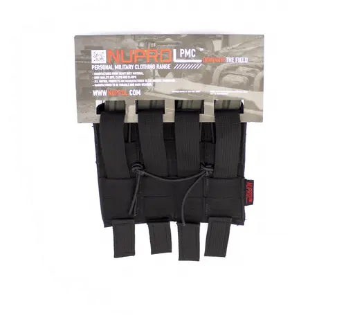 Nuprol PMC Dobbelt magasin lomme, M4, Sort Nuprol