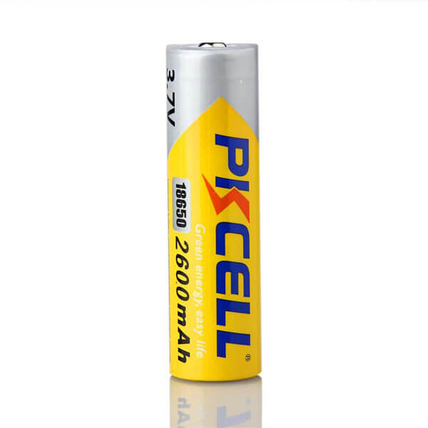 PK Cell 18650 genopladeligt batteri 2600 mAh