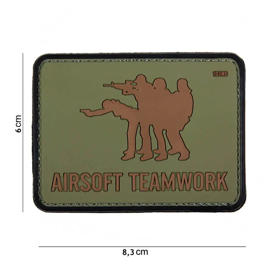Patch, PVC, Airsoft Teamwork 101 Inc