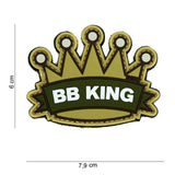 Patch BB King med velcro til tøj, hatte eller hjelme.