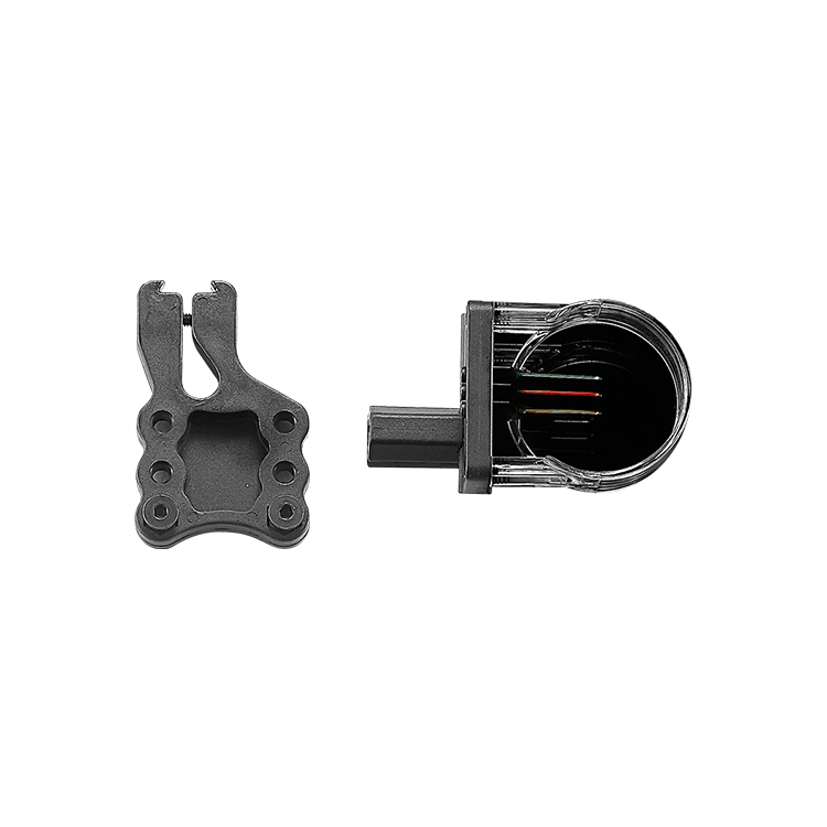Fiberoptisk sigte til buer i sort design fra EK Archery