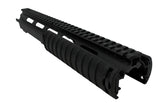 Bagside af C41 RIS-skinne til M14 airsoft gevær i sort metal