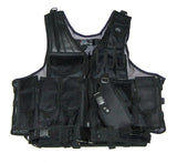 Taktisk vest sort one size til airsoft og outdoor