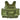 Taktisk vest, woodland camo, full sæt, one size