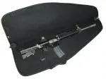 Sort geværtaske af Fidragon model ST49B-38, 96 cm lang