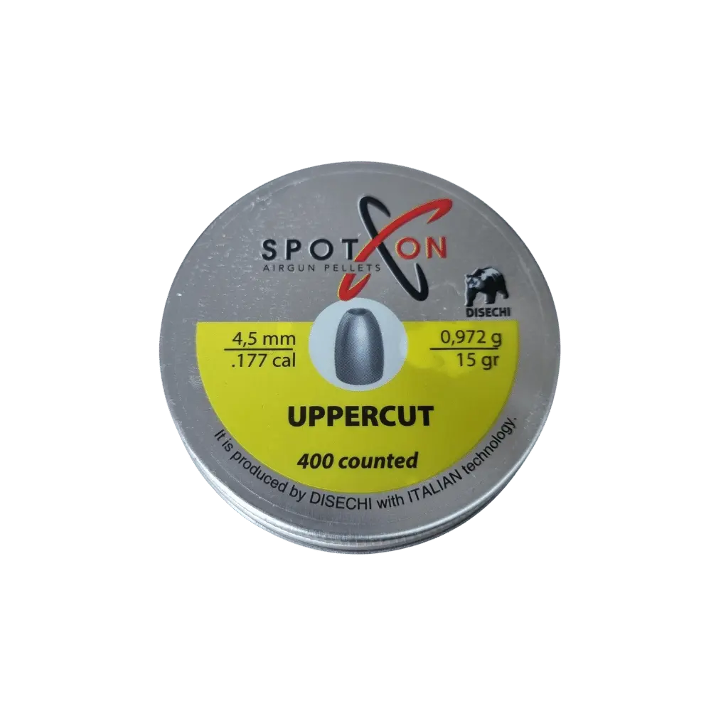 Spot On Uppercut Hagl, 400 stk, 4,5 mm (.177) Spot On