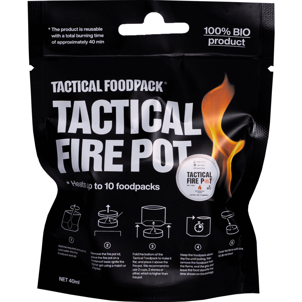 TF Taktisk Fire Pot Tactical Foodpack