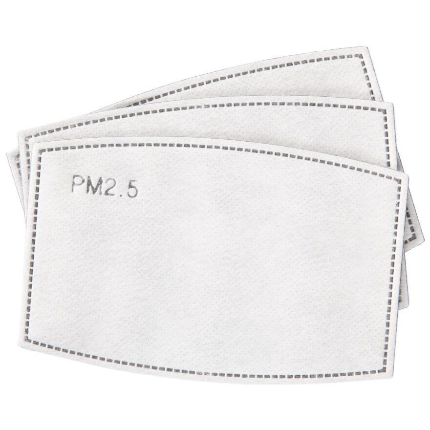 Trespass maske PM2.5 filtre med fem lag, 3-pak