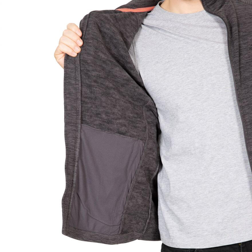 Trespass Veryan Herre fleece, Dark Grey Marl Trespass