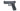 Umarex Glock 17 Gen4 GBB airsoft pistol i sort baggrund