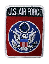 Us Air Force front, detaljeret emblem i et rundt design