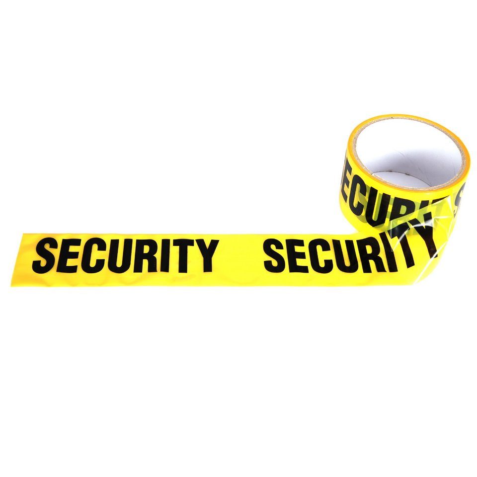 Security tape 30 meter til afmærkning