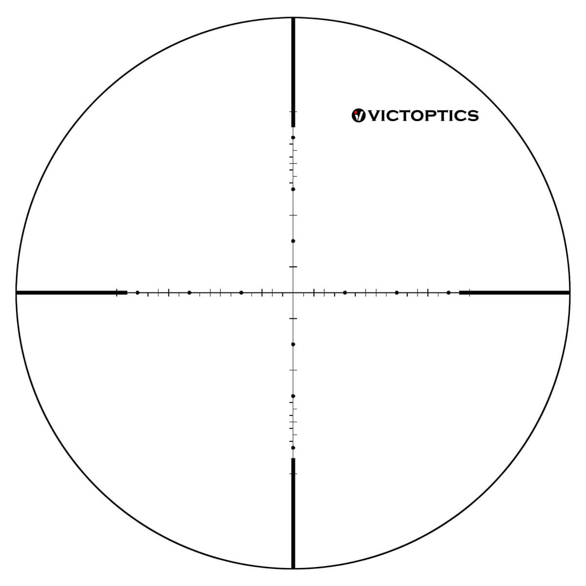 Victoptics AGN 4-16x44 kikkertsigte close-up af justeringsknapper
