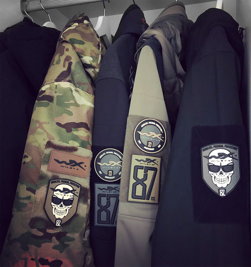 Wiley X 87est Patch, Tan Wiley X