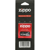 Zippo Wick væger til lightere, closeup af flere væger i sort pakke.