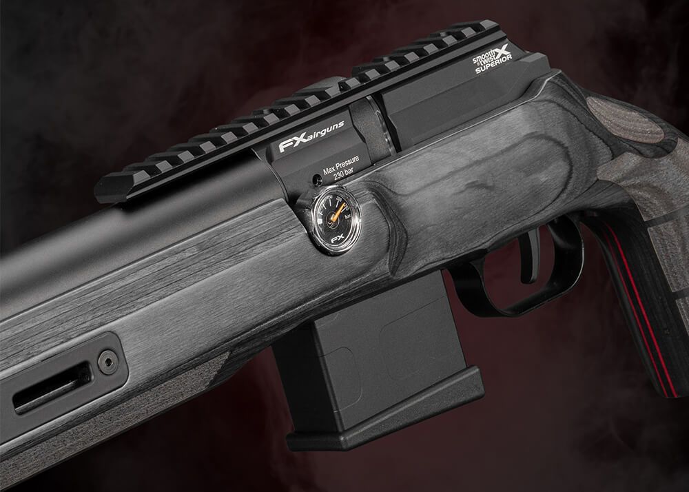 FX DRS MKII Redline Compact PCP-luftgevær i 4,5 mm med lamineret træskæfte