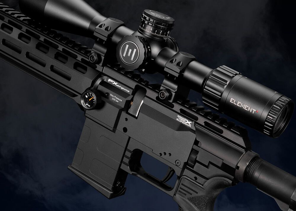 FX DRS MKII Tactical Standard PCP-luftgevær i 4,5 mm med M-LOK-handguard og justerbar kolbe