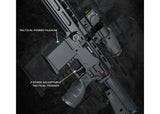 FX DRS Tactical 700 PCP-luftgevær i 4,5 mm med langt løb, UG-1 greb og Arca-Swiss-skinne