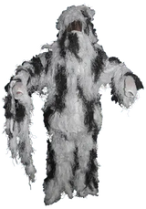 Ghillie Anti Fire Snow, Str M/L, fra Miltec