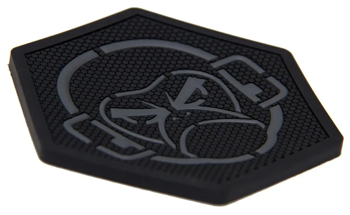 Runde gummi bordskånere med logo, 4 stk