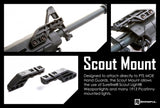 Magpul Scout Mount monteret på et skydevåben, venstre side