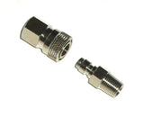 Quick connector sæt, 1/8" NPT, til paintball.